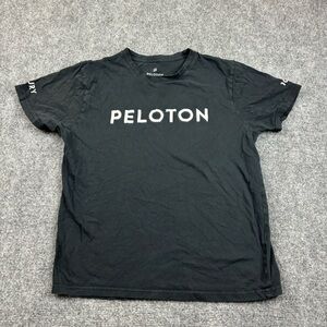 PELOTON Black Logo Short Sleeved T-Shirt size: Small